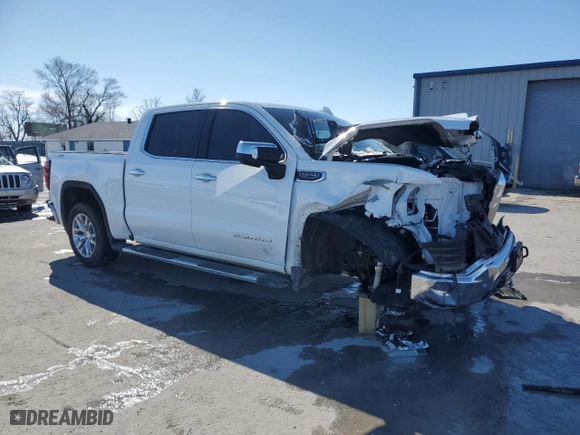 2022 GMC Sierra 1500 Limited SLT with VIN 3GTU9DEL9NG112185, listed as a Copart auction lot 46076825 with 22,228 mi miles and Salvage Title. Bid and sale history available at carsss.com. Image 4.