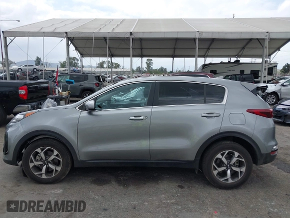 2020 Kia Sportage LX with VIN KNDPM3AC1L7761371, listed as a IAAI auction lot 42121834 with 38,411 mi miles and . Bid and sale history available at DreamBid. Image 14.