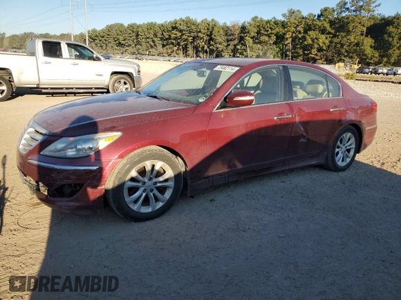 2013 Hyundai Genesis 3.8L with VIN KMHGC4DD8DU235248, listed as a Copart auction lot 73462114 with 180,725 mi miles and Salvage Title. Bid and sale history available at carsss.com. Image 1.