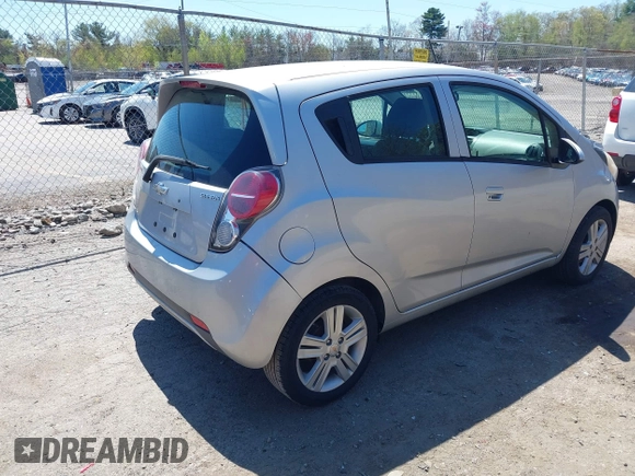 2013 Chevrolet Spark LS with VIN KL8CB6S91DC510473, listed as a IAAI auction lot 42128965 with 79,576 mi miles. Bid and sale history available at carsss.com. Image 4.