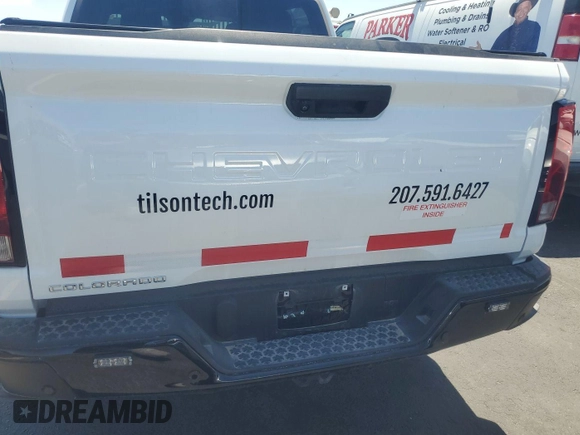 2023 Chevrolet Colorado 4WD Work Truck with VIN 1GCGTBEC6P1200177, listed as a IAAI auction lot 42667374 with 8,222 mi miles and . Bid and sale history available at DreamBid. Image 1.