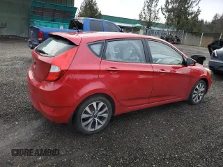 2015 Hyundai Accent Sport with VIN KMHCU5AEXFU205024, listed as a Copart auction lot 87318654 with 113,198 mi miles and Clean Title. Bid and sale history available at carsss.com. Image 3.