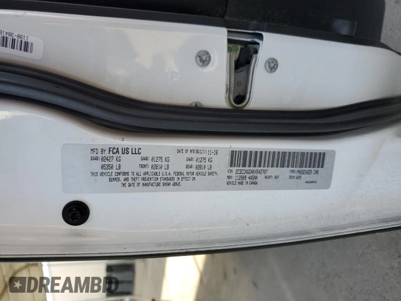 2019 Chrysler 300 with VIN 2C3CCAGGXKH542707, listed as a Copart auction lot 53305045 with 111,657 mi miles and Clean Title. Bid and sale history available at carsss.com. Image 12.