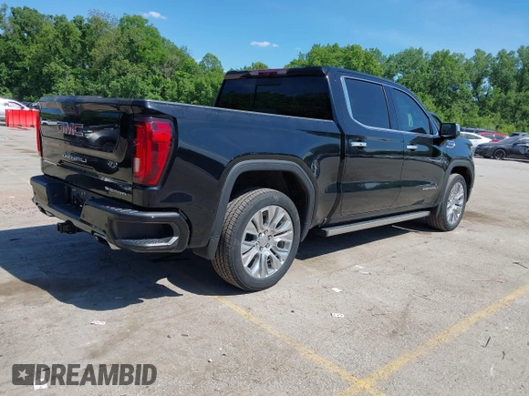 2021 GMC Sierra 1500 Denali with VIN 1GTU9FEL4MZ253708, listed as a IAAI auction lot 42209839 with 52,279 mi miles and . Bid and sale history available at DreamBid. Image 4.