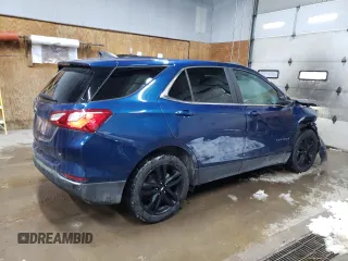2021 Chevrolet Equinox LT with VIN 3GNAXKEV0ML309645, listed as a Copart auction lot 81958994 with 75,576 mi miles and Salvage Title. Bid and sale history available at DreamBid. Image 3.