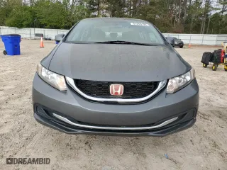 2013 Honda Civic Sdn LX with VIN 2HGFB2F56DH599198, listed as a Copart auction lot 51255195 with 122,112 mi miles and Salvage Title. Bid and sale history available at carsss.com. Image 5.