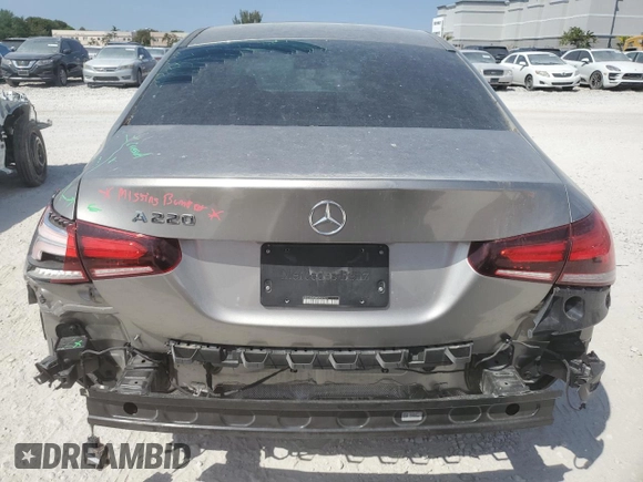 2019 Mercedes-Benz A 220 with VIN WDD3G4EB0KW027019, listed as a Copart auction lot 49398305 with 67,751 mi miles and Salvage Title. Bid and sale history available at DreamBid. Image 6.