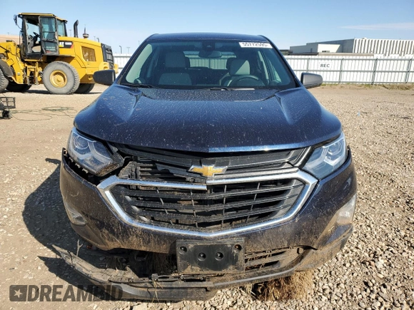 2021 Chevrolet Equinox LS z VIN 3GNAXHEVXMS146091, wystawiony jako Copart lot #55772595 z przebiegiem 53 215 mil mil oraz Szkoda całkowita • Salvage title. Historia ofert i sprzedaży dostępna na DreamBid. Obrazek 5.