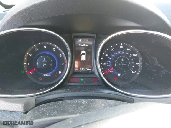 2013 Hyundai Santa Fe 2.0T Sport with VIN 5XYZUDLA0DG070122, listed as a IAAI auction lot 41413515 with 126,158 mi miles. Bid and sale history available at carsss.com. Image 7.
