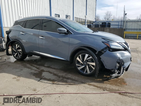 2022 Nissan Murano SL z VIN 5N1AZ2CS8NC109309, wystawiony jako Copart lot #44329765 z przebiegiem 22 069 mil mil oraz Szkoda całkowita • Salvage title. Historia ofert i sprzedaży dostępna na DreamBid. Obrazek 4.