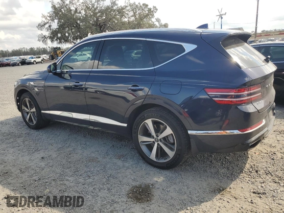 2023 Genesis GV80 with VIN KMUHBDSB3PU121883, listed as a Copart auction lot 43730985 with 45,481 mi miles and Non repairable. Bid and sale history available at DreamBid. Image 2.