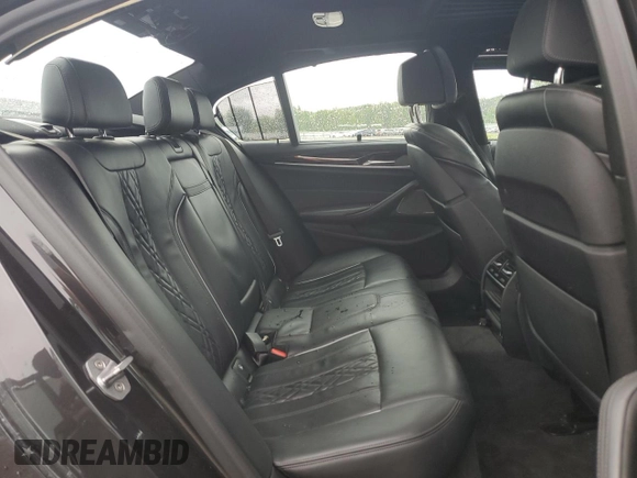 2020 BMW 5 Series M550i xDrive with VIN WBAJS7C06LCD12779, listed as a Copart auction lot 61136215 with 81,286 mi miles and Salvage title. Bid and sale history available at DreamBid. Image 10.