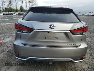 2020 Lexus RX with VIN 2T2JGMDA3LC049595, listed as a Copart auction lot 52022375 with 31,846 mi miles and Salvage Title. Bid and sale history available at carsss.com. Image 6.