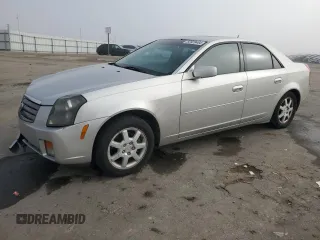 2005 Cadillac CTS with VIN 1G6DP567750114408, listed as a Copart auction lot 82929484 with 145,725 mi miles and Salvage Title. Bid and sale history available at carsss.com. Image 1.