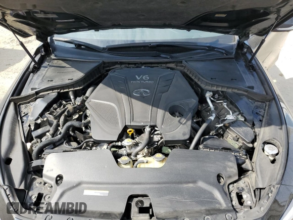2020 Infiniti Q50 3.0t SPORT with VIN JN1EV7AP0LM200839, listed as a Copart auction lot 74919434 with 55,853 mi miles and Salvage Title. Bid and sale history available at carsss.com. Image 13.