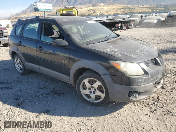 2003 Pontiac Vibe with VIN 5Y2SL62843Z420527, listed as a Copart auction lot 73367424 with 0 mi miles and Salvage Title. Bid and sale history available at carsss.com. Image 4.