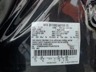 2023 Ford Police Interceptor Utility z VIN 1FM5K8AB1PGA33214, wystawiony jako Copart lot #57846485 z przebiegiem 6 026 mil mil oraz Szkoda całkowita • Salvage title. Historia ofert i sprzedaży dostępna na DreamBid. Obrazek 13.