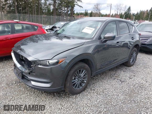 2021 Mazda CX-5 Touring with VIN JM3KFBCM2M0484011, listed as a IAAI auction lot 41825954 with 48,958 mi miles. Bid and sale history available at carsss.com. Image 17.