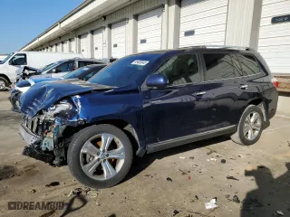 2012 Toyota Highlander Limited with VIN 5TDYK3EH1CS056463, listed as a Copart auction lot 49408945 with 222,779 mi miles and Salvage Title. Bid and sale history available at carsss.com. Image 1.