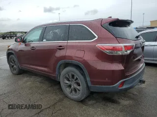 2014 Toyota Highlander XLE z VIN 5TDJKRFHXES007994, wystawiony jako Copart lot #54488235 z przebiegiem 109 792 mil mil oraz Tytuł czysty. Historia ofert i sprzedaży dostępna na DreamBid. Obrazek 2.