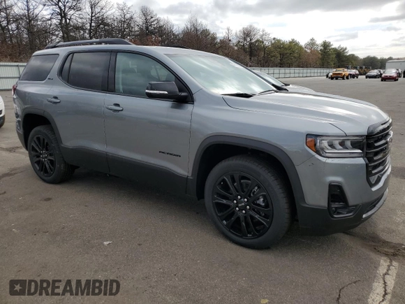 2023 GMC Acadia SLT with VIN 1GKKNULSXPZ253495, listed as a Copart auction lot 47650505 with 2 mi miles and Salvage Title. Bid and sale history available at DreamBid. Image 4.