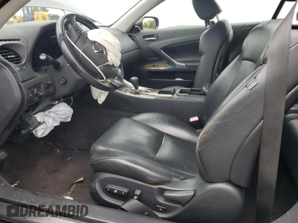 2010 Lexus IS 350 C z VIN JTHFE2C25A2504309, wystawiony jako Copart lot #62830705 z przebiegiem 77 711 mil mil oraz Szkoda całkowita • Salvage title. Historia ofert i sprzedaży dostępna na DreamBid. Obrazek 7.
