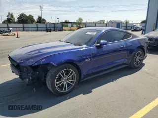 2015 Ford Mustang GT z VIN 1FA6P8CFXF5310050, wystawiony jako Copart lot #62701565 z przebiegiem 51 924 mil mil oraz Szkoda całkowita • Salvage title. Historia ofert i sprzedaży dostępna na DreamBid. Obrazek 1.