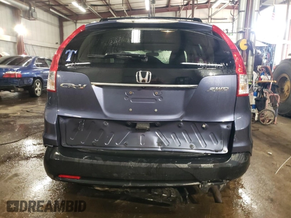 2013 Honda CR-V EX with VIN 5J6RM4H50DL047952, listed as a Copart auction lot 84505604 with 180,275 mi miles and Salvage Title. Bid and sale history available at carsss.com. Image 6.