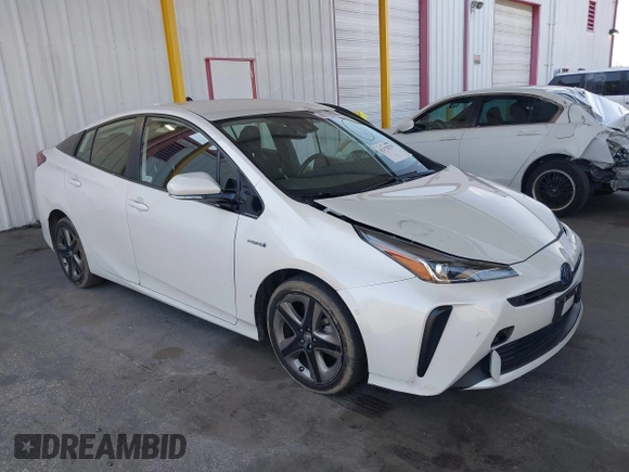 2020 Toyota Prius L Eco z VIN JTDKARFU4L3116504, wystawiony jako IAAI lot #42178279 z przebiegiem 33 668 mil mil oraz . Historia ofert i sprzedaży dostępna na DreamBid. Obrazek 1.