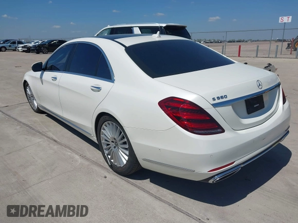 2018 Mercedes-Benz S 560 z VIN WDDUG8DB1JA369202, wystawiony jako IAAI lot #41886419 z przebiegiem 60 320 mil mil oraz . Historia ofert i sprzedaży dostępna na DreamBid. Obrazek 3.