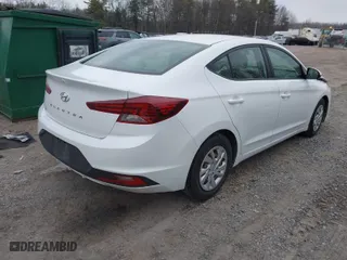 2019 Hyundai Elantra SE with VIN 5NPD74LF6KH445725, listed as a IAAI auction lot 41715328 with 48,062 mi miles. Bid and sale history available at carsss.com. Image 4.