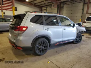 2024 Subaru Forester Sport with VIN JF2SKAGC9RH404830, listed as a Copart auction lot 47991755 with 17,718 mi miles and Salvage Title. Bid and sale history available at carsss.com. Image 3.