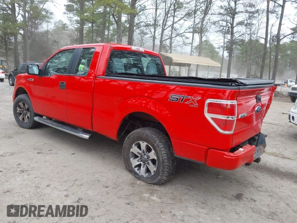 2014 Ford F-150 XL with VIN 1FTFX1EF0EFA80834, listed as a IAAI auction lot 41717091 with 167,706 mi miles and . Bid and sale history available at DreamBid. Image 3.