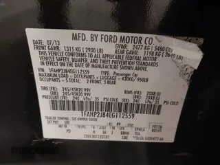 2014 Ford Taurus Limited с VIN 1FAHP2J84EG112559, выставлен на аукционе IAAI как лот 41162048 с пробегом 184 301 миль миль и . История ставок и продаж доступна на DreamBid. Изображение 9.