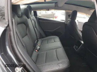 2024 Tesla Model 3 with VIN 5YJ3E1EA8RF755854, listed as a Copart auction lot 45986995 with 7,374 mi miles and Salvage Title. Bid and sale history available at DreamBid. Image 10.