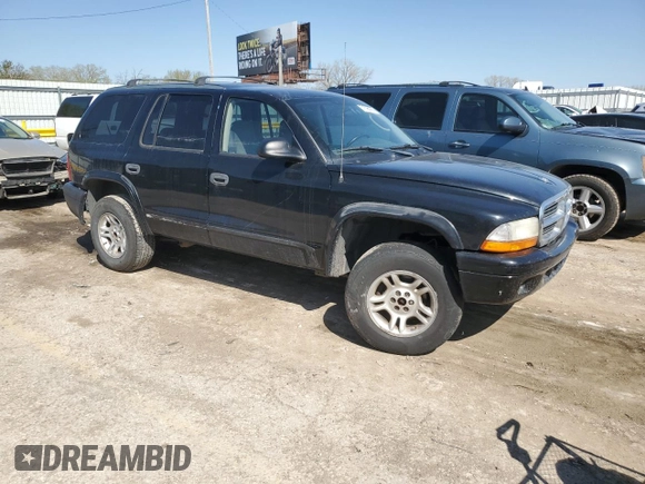2003 Dodge Durango SLT z VIN 1D4HS48Z33F591372, wystawiony jako Copart lot #51596005 z przebiegiem 175 039 mil mil oraz Szkoda całkowita • Salvage title. Historia ofert i sprzedaży dostępna na DreamBid. Obrazek 4.