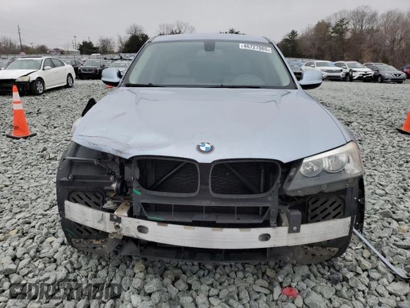 2013 BMW X3 xDrive28i with VIN 5UXWX9C50D0A12772, listed as a Copart auction lot 46727065 with 151,749 mi miles and Salvage Title. Bid and sale history available at carsss.com. Image 5.