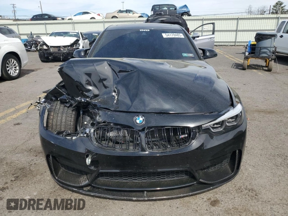 2018 BMW M3 z VIN WBS8M9C53J5L00440, wystawiony jako Copart lot #54178485 z przebiegiem 47 451 mil mil oraz Szkoda całkowita • Salvage title. Historia ofert i sprzedaży dostępna na DreamBid. Obrazek 5.
