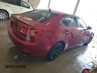 2011 Lexus IS 250 with VIN JTHCF5C29B5046176, listed as a Copart auction lot 56512275 with 132,329 mi miles and Salvage title. Bid and sale history available at DreamBid. Image 3.