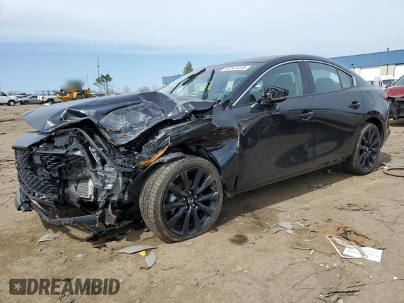 2024 Mazda 3 S Select Sport with VIN 3MZBPABM4RM415114, listed as a Copart auction lot 53247415 with 29,848 mi miles and Salvage title. Bid and sale history available at DreamBid. Image 1.