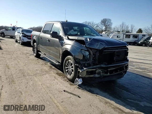2019 Ford F-150 XL with VIN 1FTEW1EPXKFA94758, listed as a Copart auction lot 46749185 with 51,646 mi miles and Salvage Title. Bid and sale history available at carsss.com. Image 14.