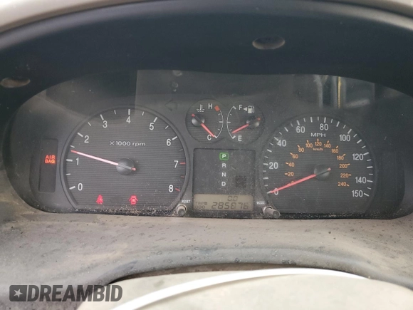 2004 Hyundai Sonata with VIN KMHWF25S44A077187, listed as a Copart auction lot 47595755 with 285,876 mi miles and Clean Title. Bid and sale history available at carsss.com. Image 9.