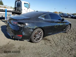 2017 Infiniti Q60 Red Sport 400 with VIN JN1FV7EL3HM700805, listed as a Copart auction lot 80134924 with 66,578 mi miles and Salvage title. Bid and sale history available at DreamBid. Image 3.