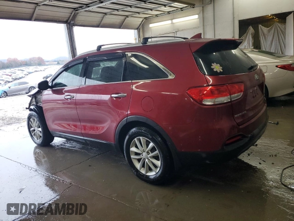 2016 Kia Sorento LX with VIN 5XYPG4A50GG177230, listed as a Copart auction lot 83551084 with 93,465 mi miles and Salvage Title. Bid and sale history available at carsss.com. Image 2.