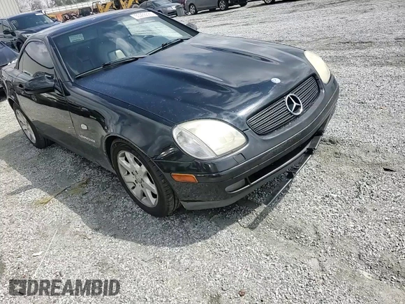 1999 Mercedes-Benz SLK-Class with VIN WDBKK47F2XF102927, listed as a Copart auction lot 50265585 with 184,918 mi miles and Salvage Title. Bid and sale history available at carsss.com. Image 11.
