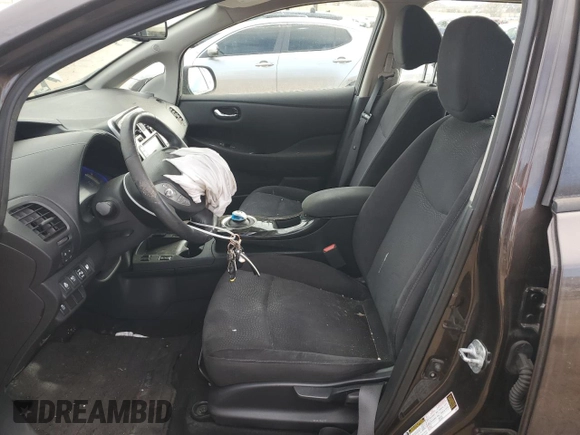 2016 Nissan LEAF S with VIN 1N4BZ0CP5GC307802, listed as a Copart auction lot 43436535 with 50,359 mi miles and Salvage Title. Bid and sale history available at DreamBid. Image 7.