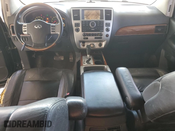 2008 Infiniti QX56 z VIN 5N3AA08D48N901835, wystawiony jako Copart lot #57512205 z przebiegiem 234 514 mil mil oraz Szkoda całkowita • Salvage title. Historia ofert i sprzedaży dostępna na DreamBid. Obrazek 8.