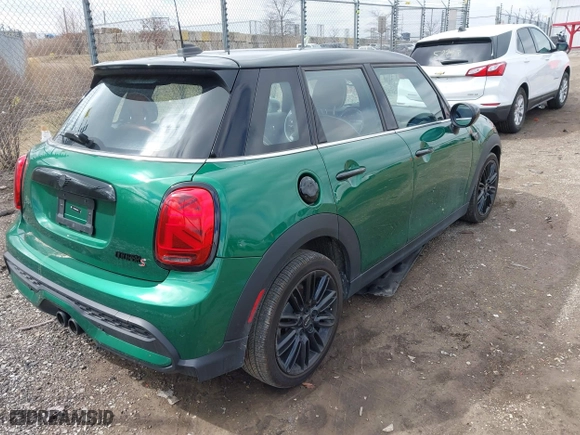 2024 MINI Hardtop 4 Door Cooper S with VIN WMW53DK08R2U79106, listed as a IAAI auction lot 41819835 with 6,612 mi miles. Bid and sale history available at carsss.com. Image 4.