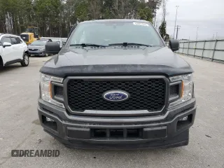 2019 Ford F-150 XL with VIN 1FTEX1CP9KKC18168, listed as a Copart auction lot 43907045 with 28,450 mi miles and Salvage title. Bid and sale history available at DreamBid. Image 5.