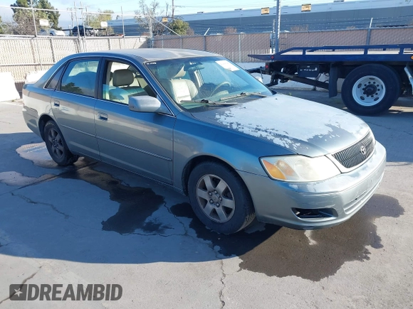 2002 Toyota Avalon XL with VIN 4T1BF28B02U262066, listed as a IAAI auction lot 41896384 with 184,646 mi miles and . Bid and sale history available at DreamBid. Image 1.